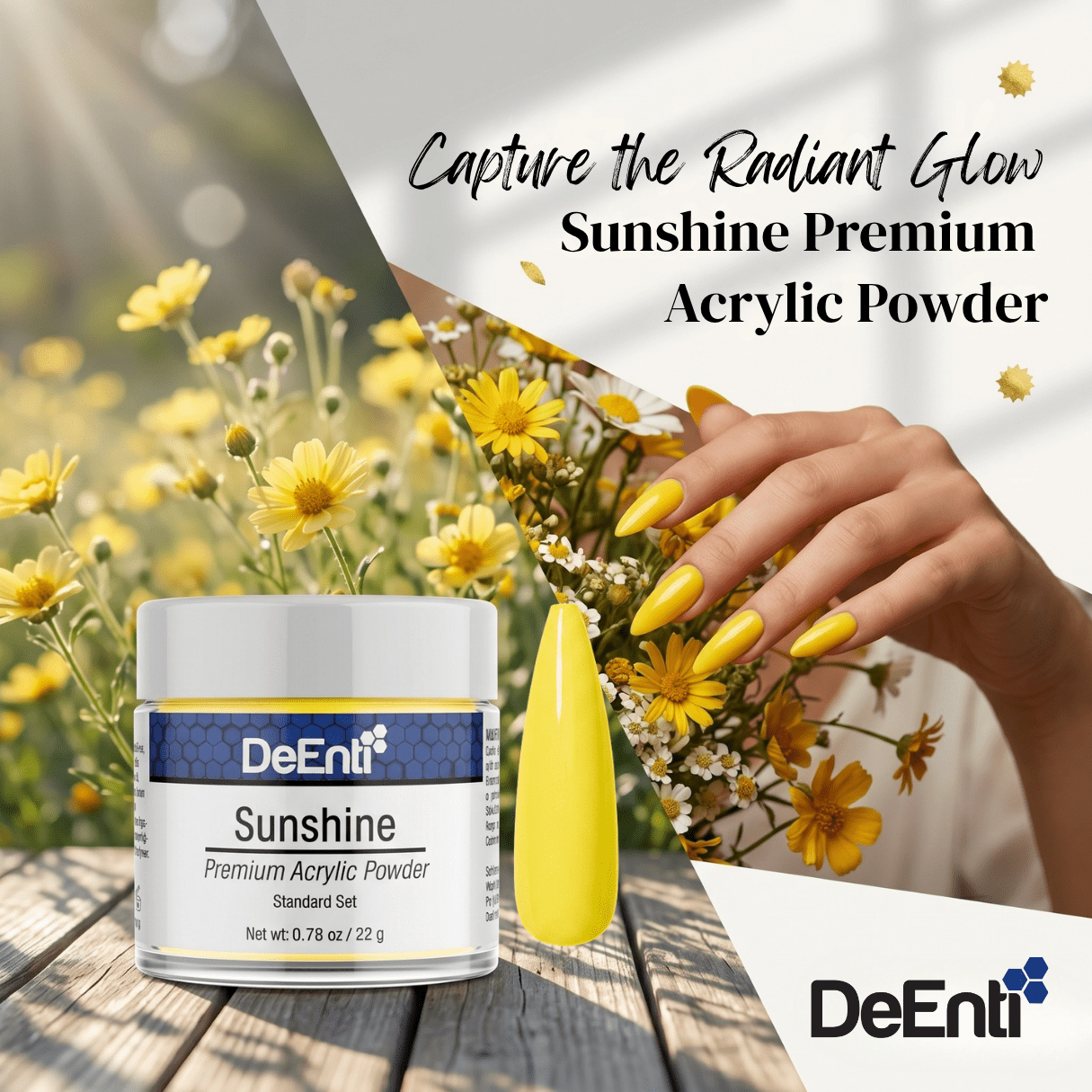 Sunshine Acrylic Powder - 0.78 oz - Image 2