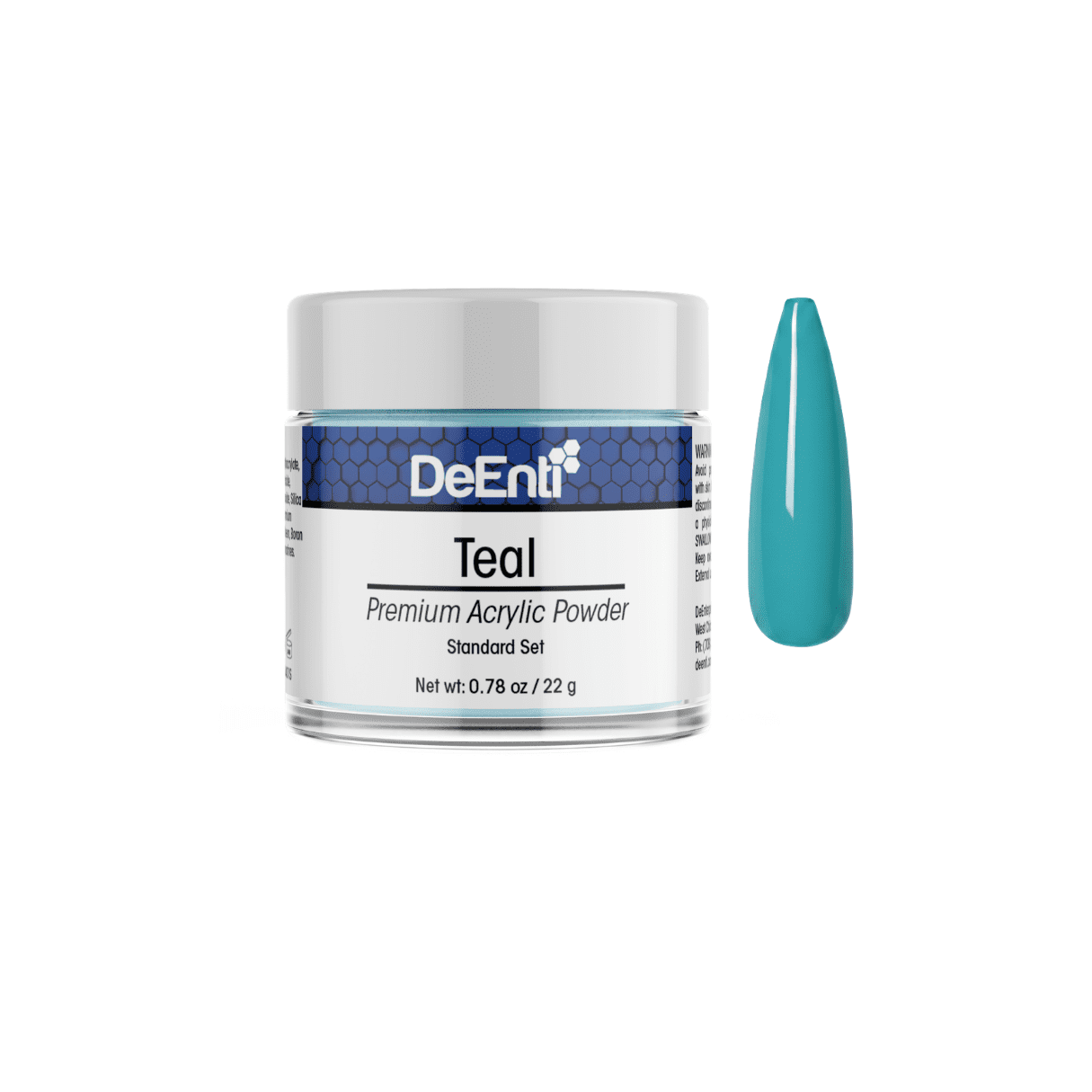 Teal Acrylic Powder - 0.78 oz