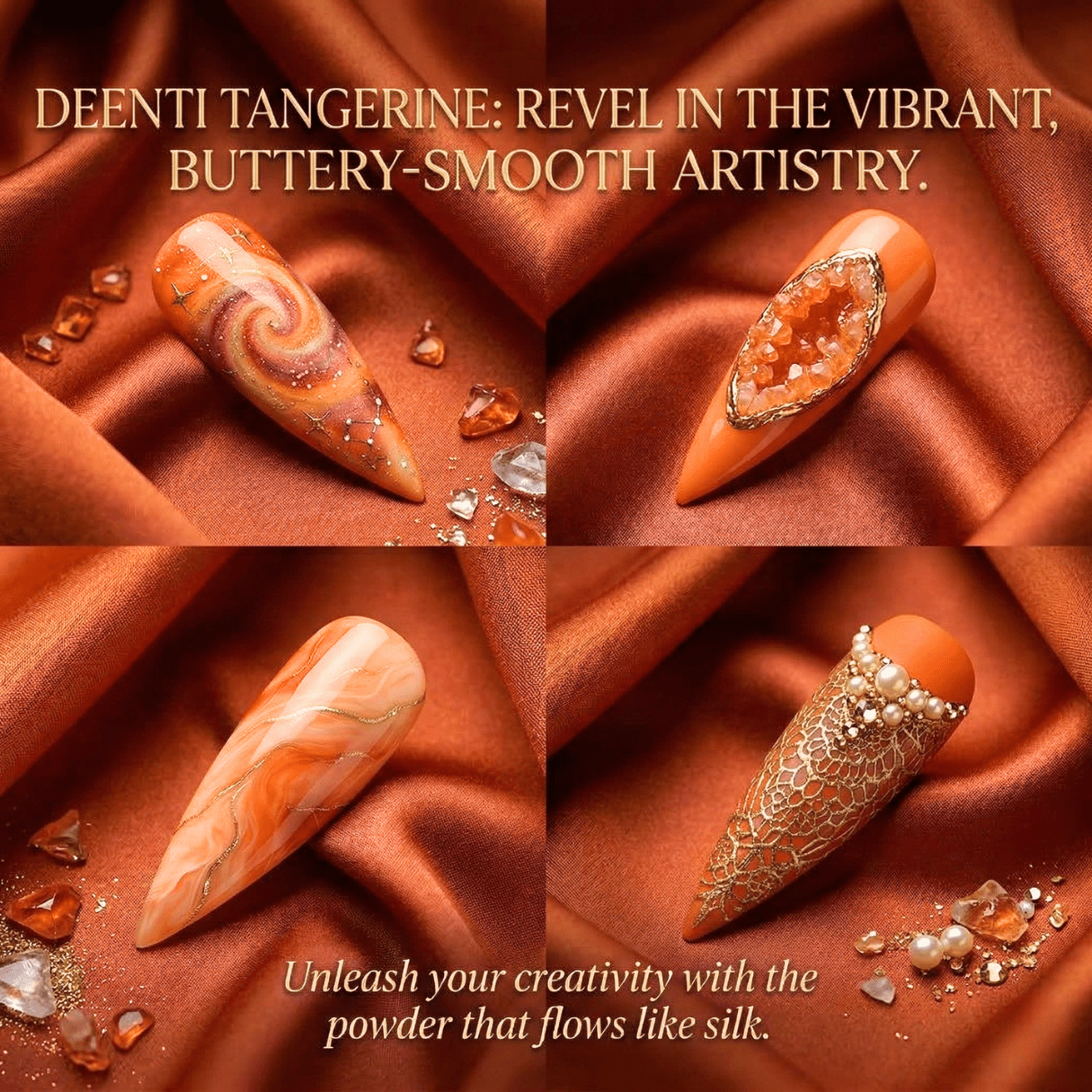 Tangerine Acrylic Powder - LBS - Image 5