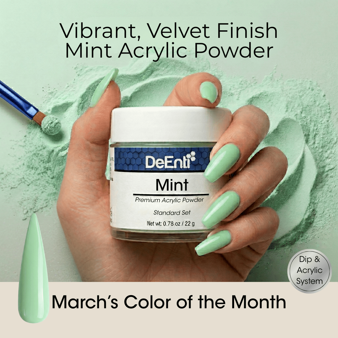 Mint Acrylic Powder - 0.78 oz - Image 2