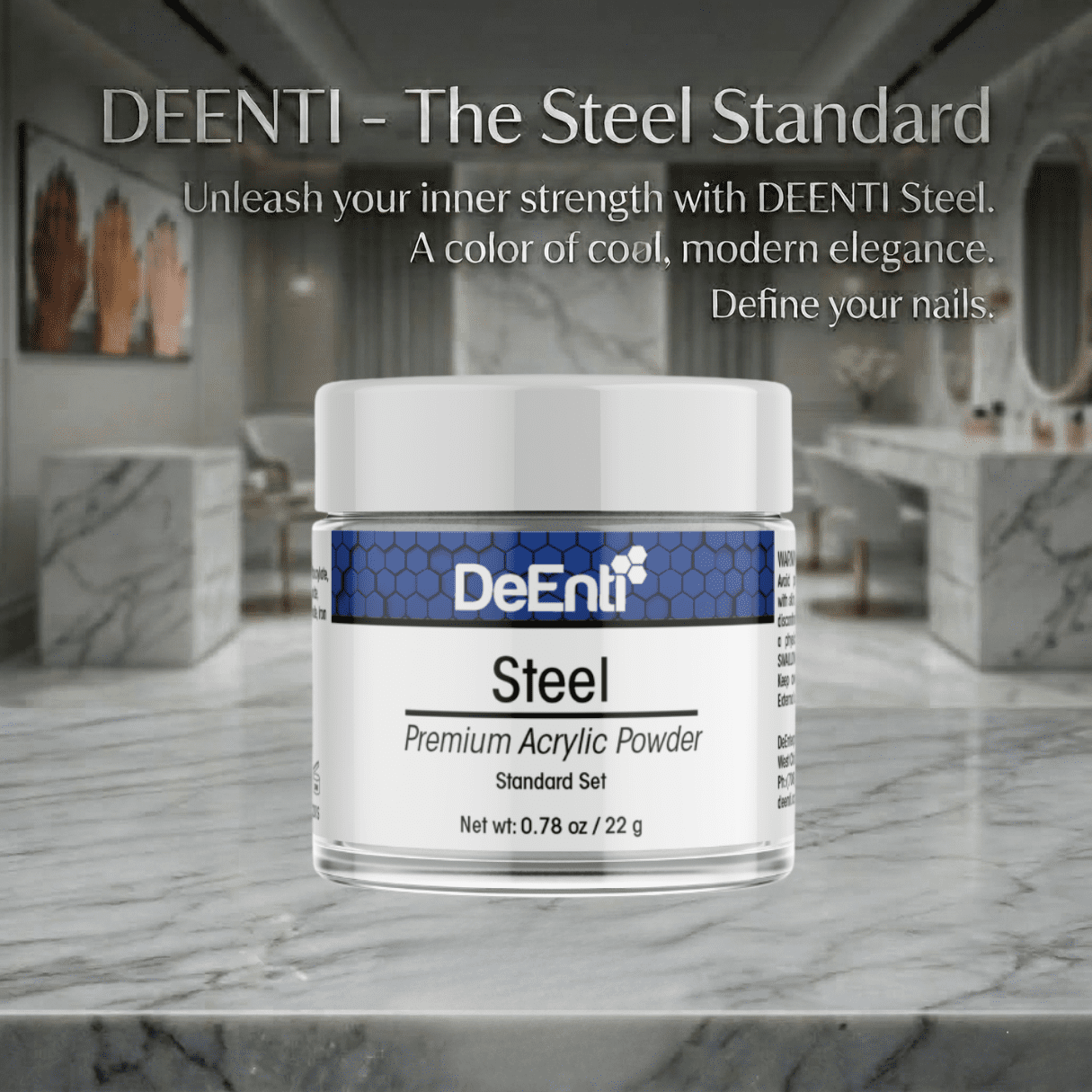 Steel Acrylic Powder - 0.78 oz - Image 2