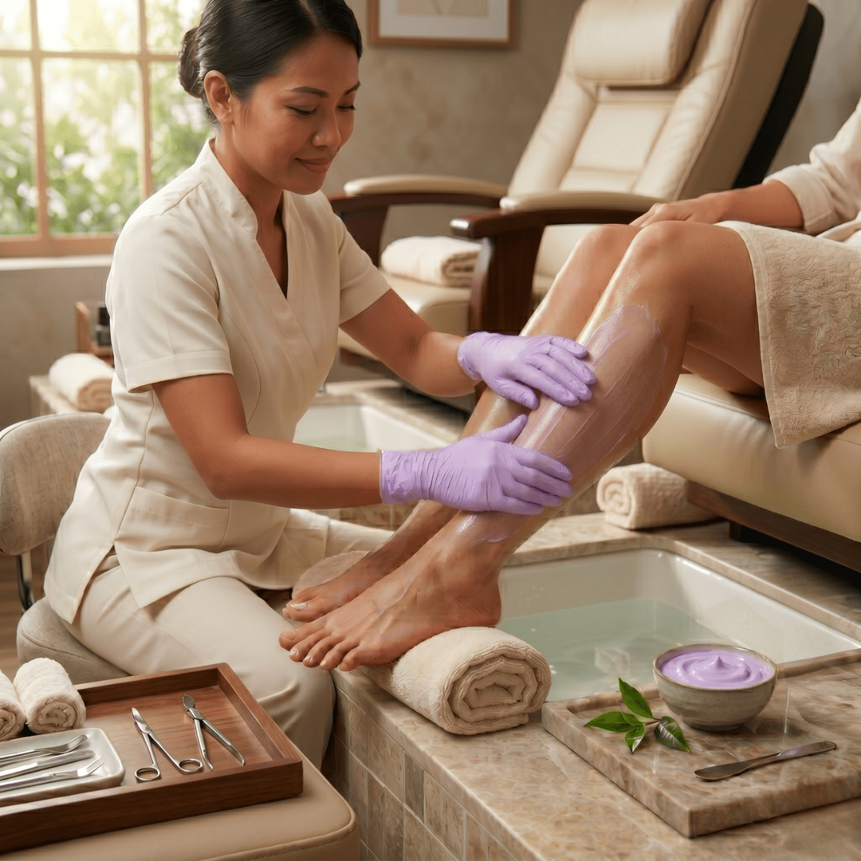 Lavender Deluxe 4 Step Pedicure - 1 Gallon | Wholesale Pricing