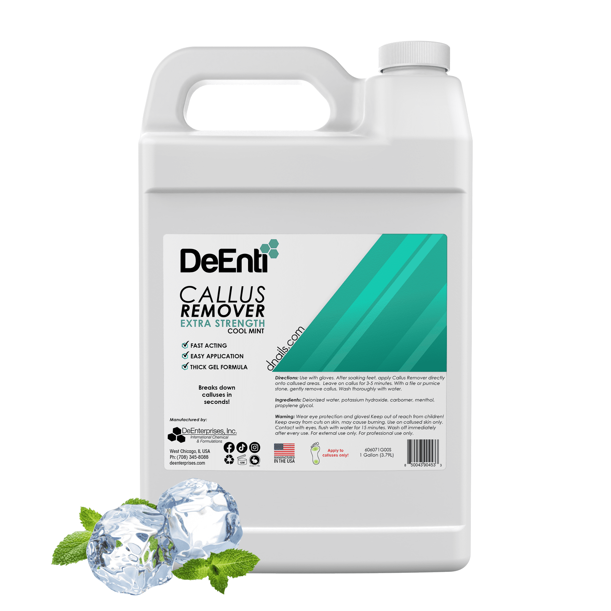 Cool Mint Callus Remover Gel - 128 fl. oz. (Gallon)