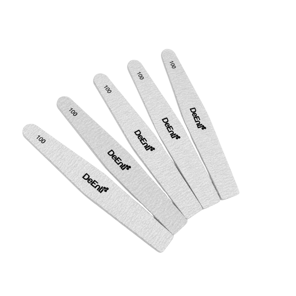 Premium Nail File - 100/180 Grit - 5 Pack | Pedicure Supplies
