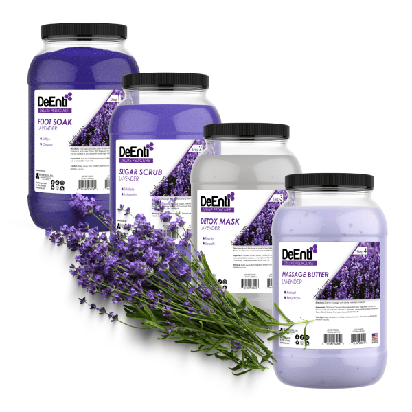 Lavender Deluxe 4 Step Pedicure - 1 Gallon
