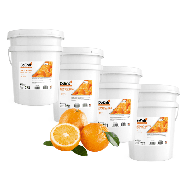 Exotic Citrus Deluxe 4 Step Pedicure - 5 Gallon