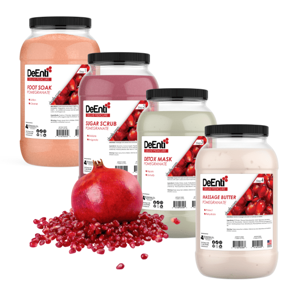 Pomegranate Deluxe 4 Step Pedicure - 1 Gallon