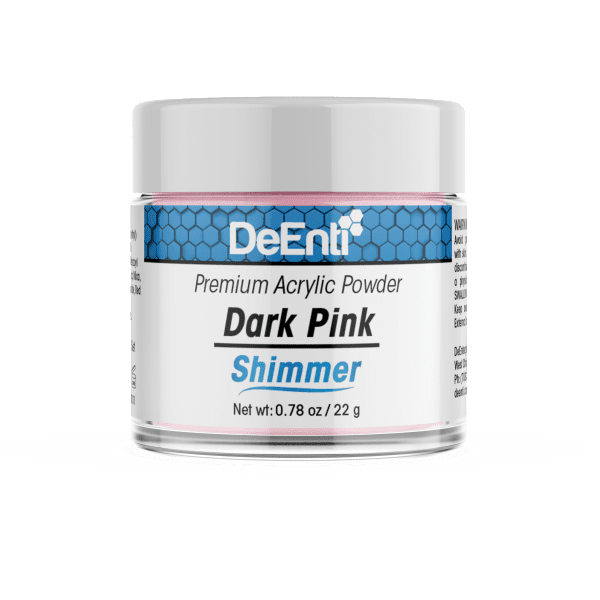 Dark Pink Shimmer Acrylic Powder - 0.78 oz