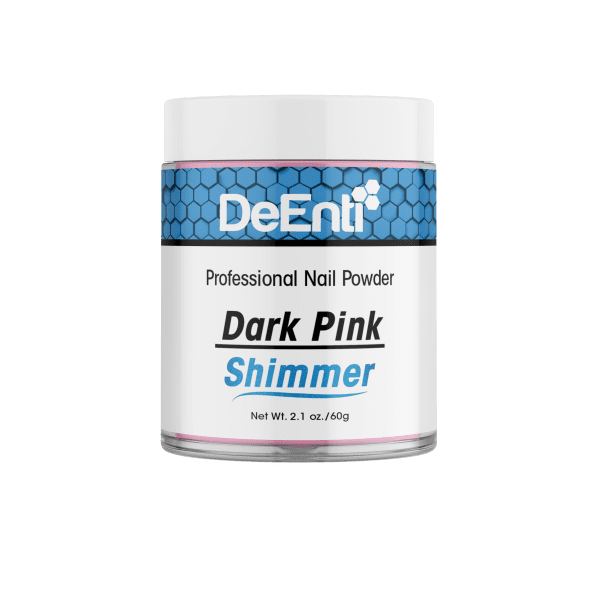 Dark Pink Shimmer Acrylic Powder - 2.1 oz