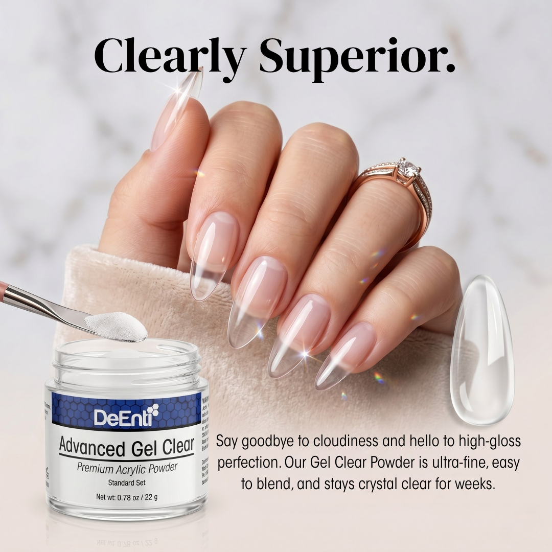 Gel Clear Acrylic Powder - 0.78 oz - Image 2