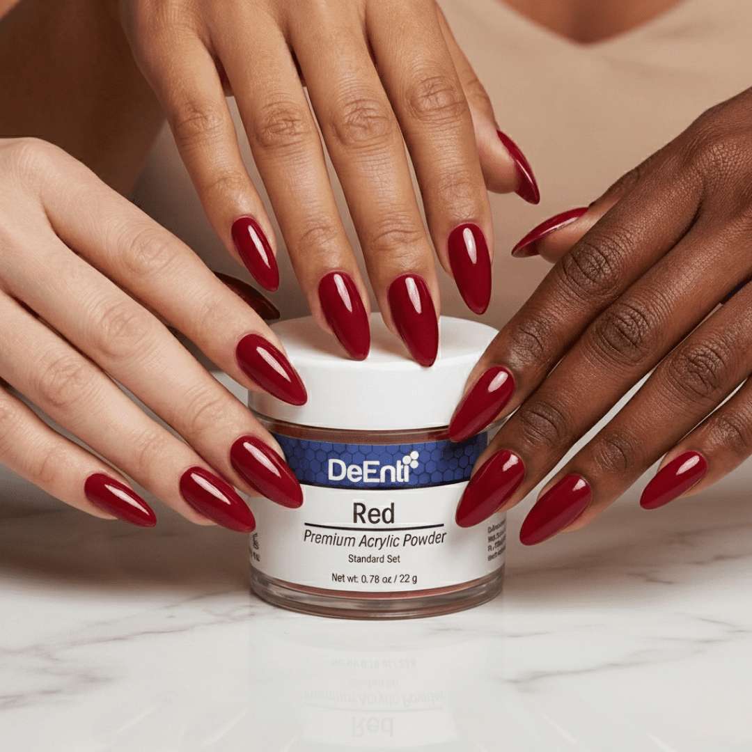 Red Acrylic Powder - 0.78 oz - Image 3