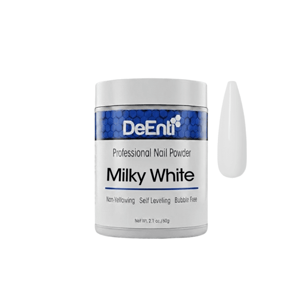 Milky White Acrylic Powder - 2.1 oz