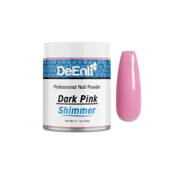 Dark Pink Shimmer Acrylic Powder - 2.1 oz