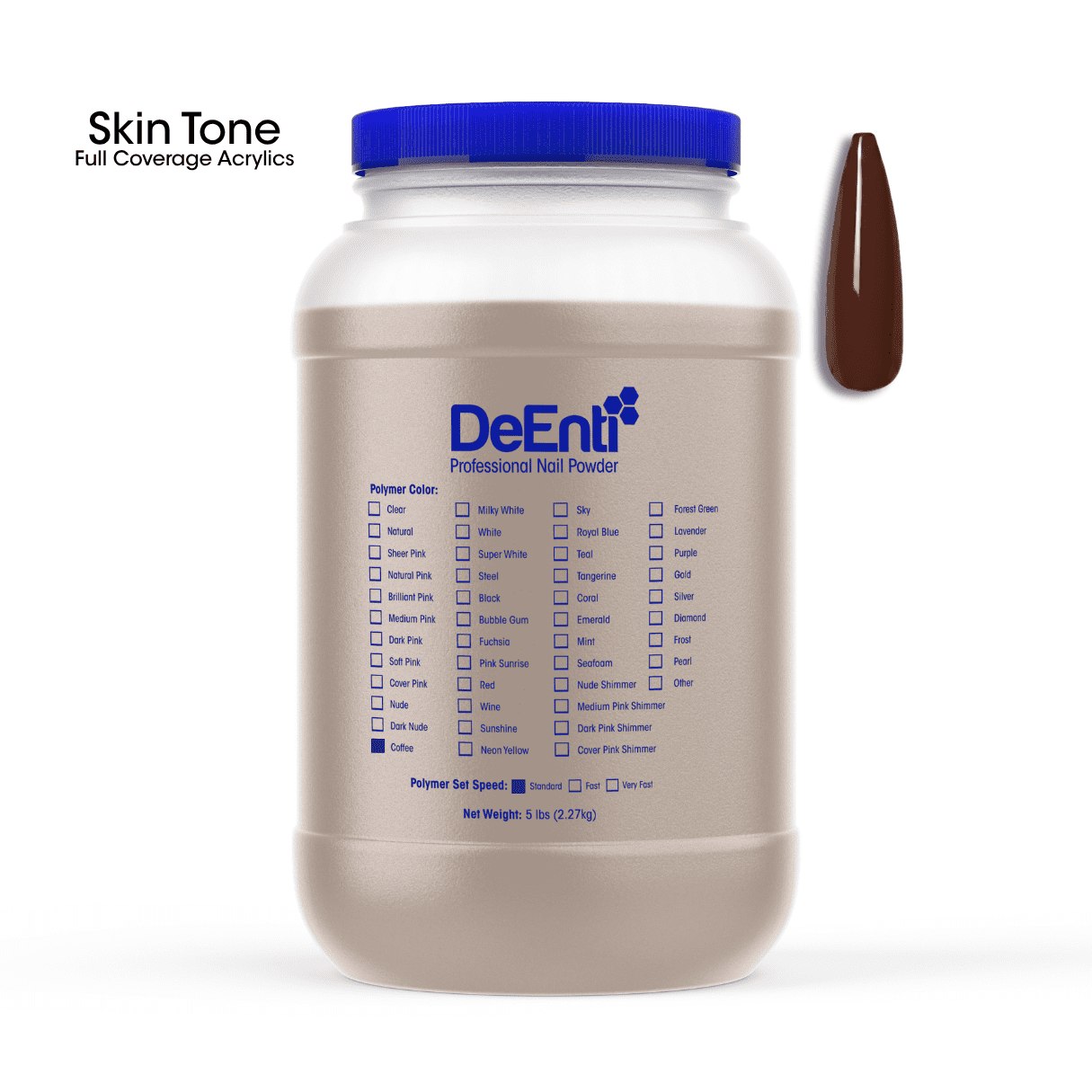 Coffee Acrylic Powder - LBS - Image 3