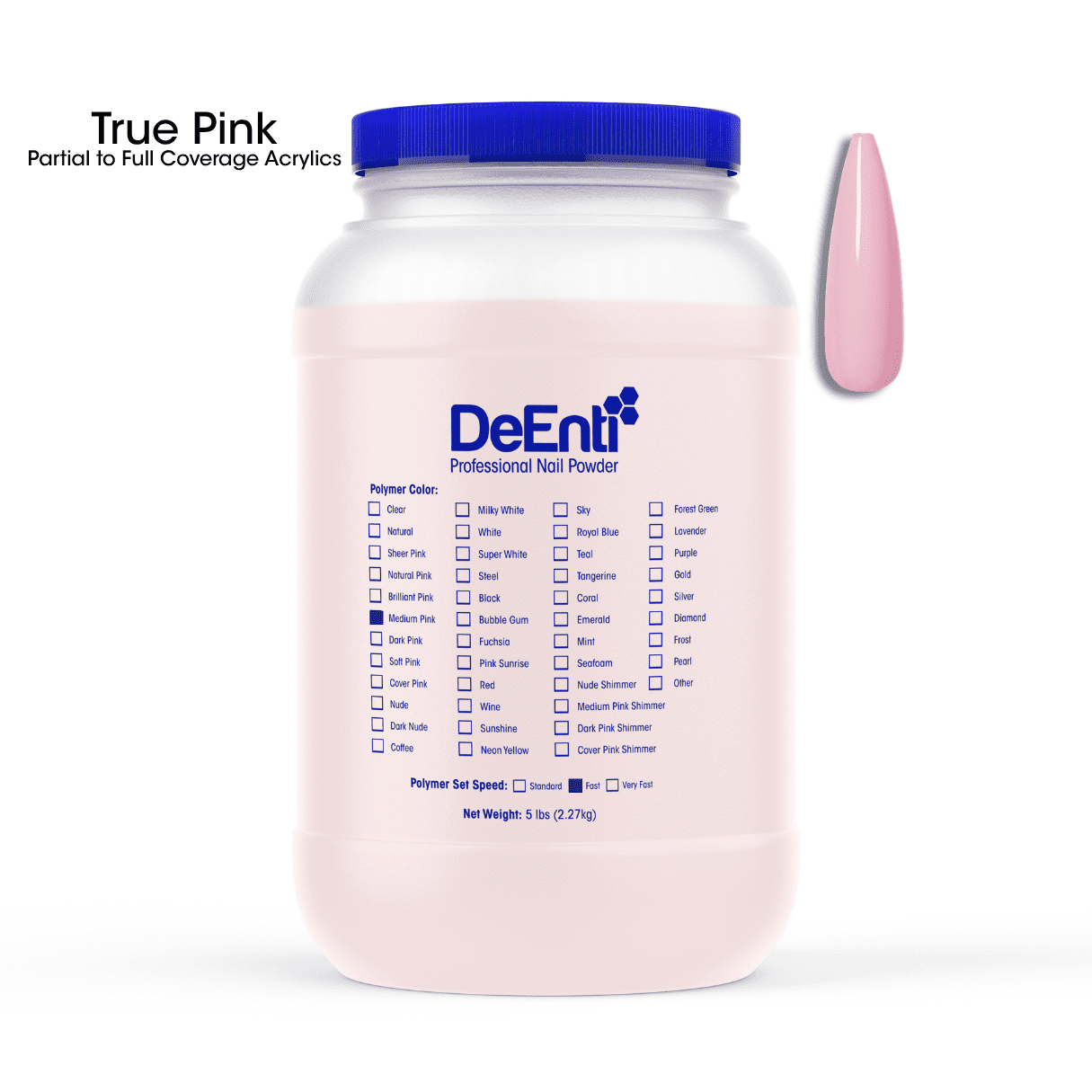 FAST Medium Pink (Formerly Dark Pink) Acrylic Powder - LBS - Image 3