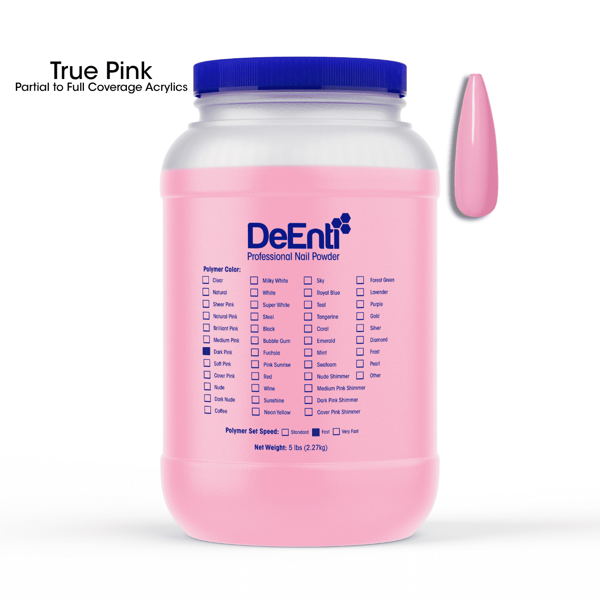 FAST Dark Pink Acrylic Powder - LBS - Image 3