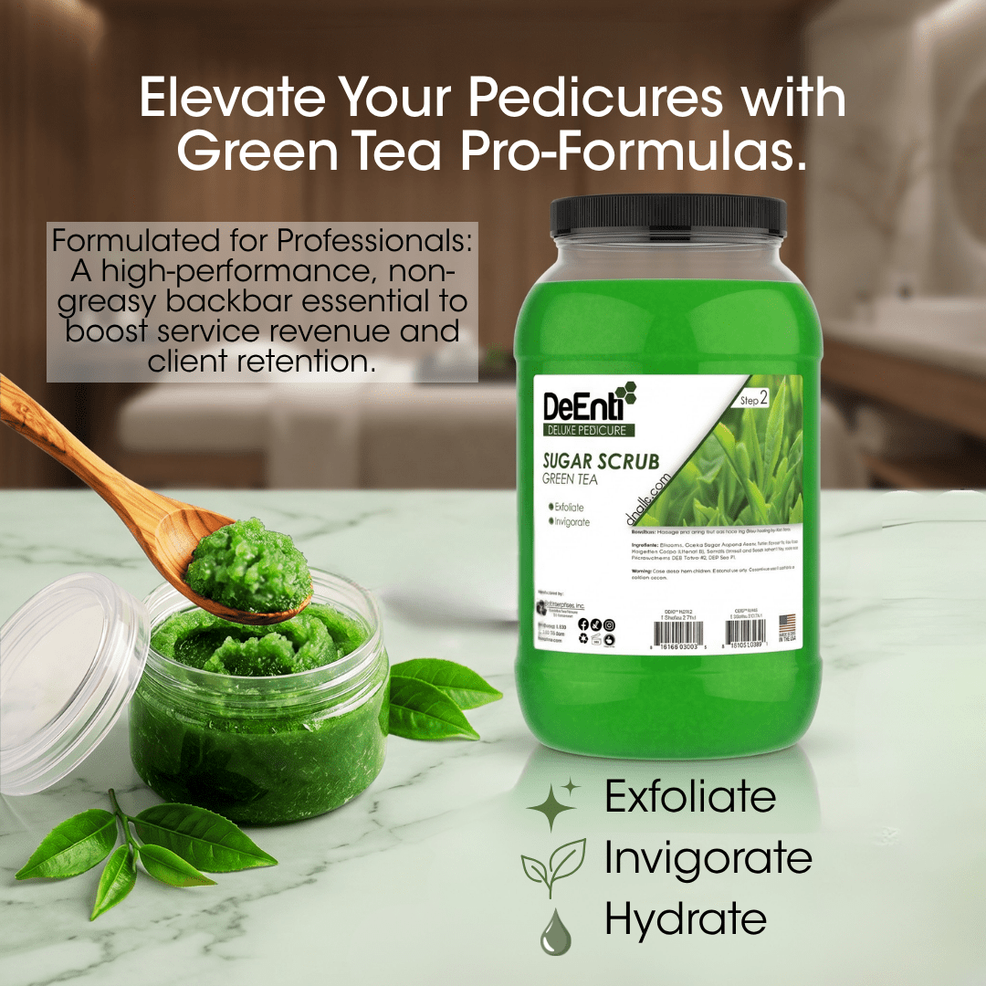 Green Tea Sugar Scrub - 1 Gallon - Image 2