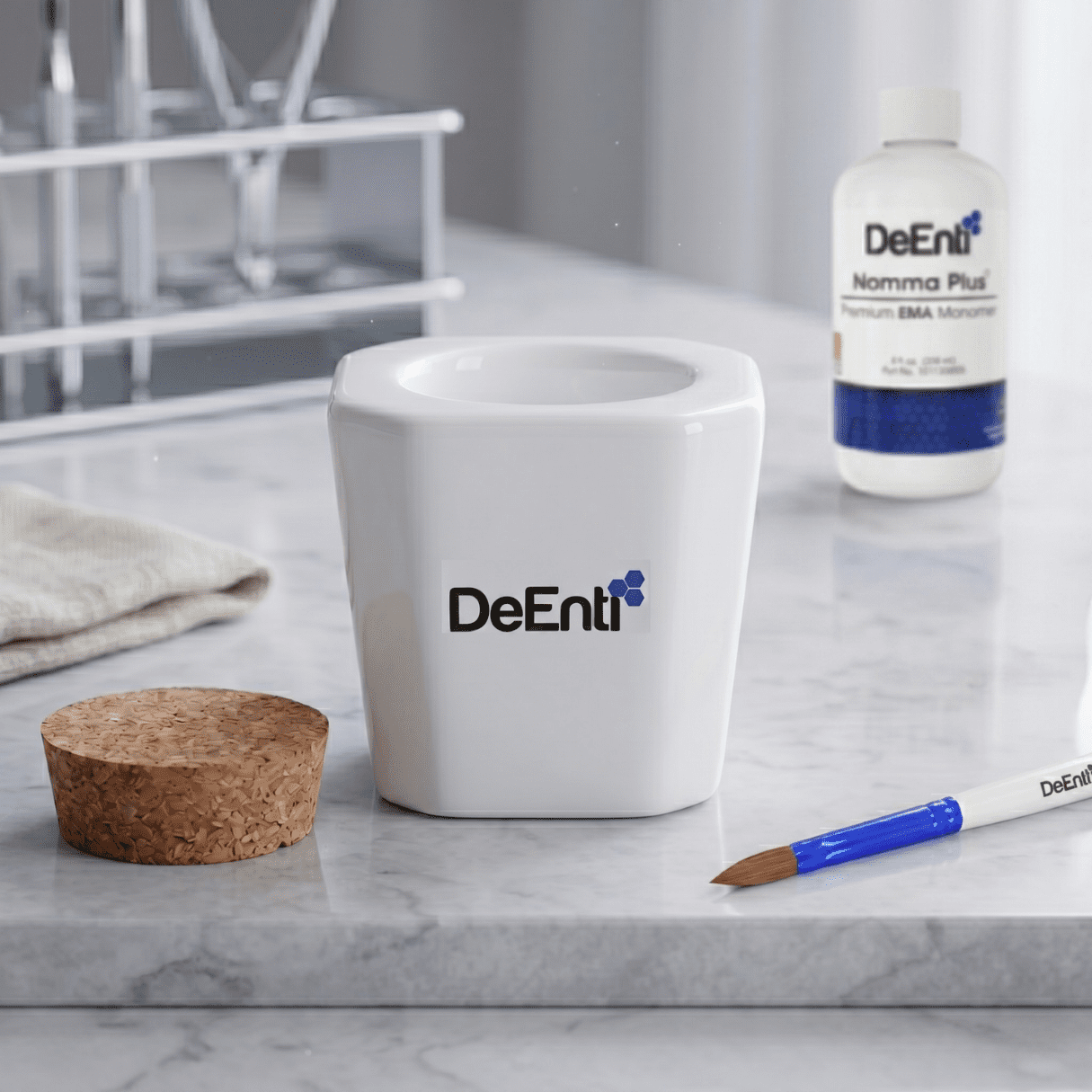 DeEnti Ceramic Dappen Dish with Cork Lid - Image 6