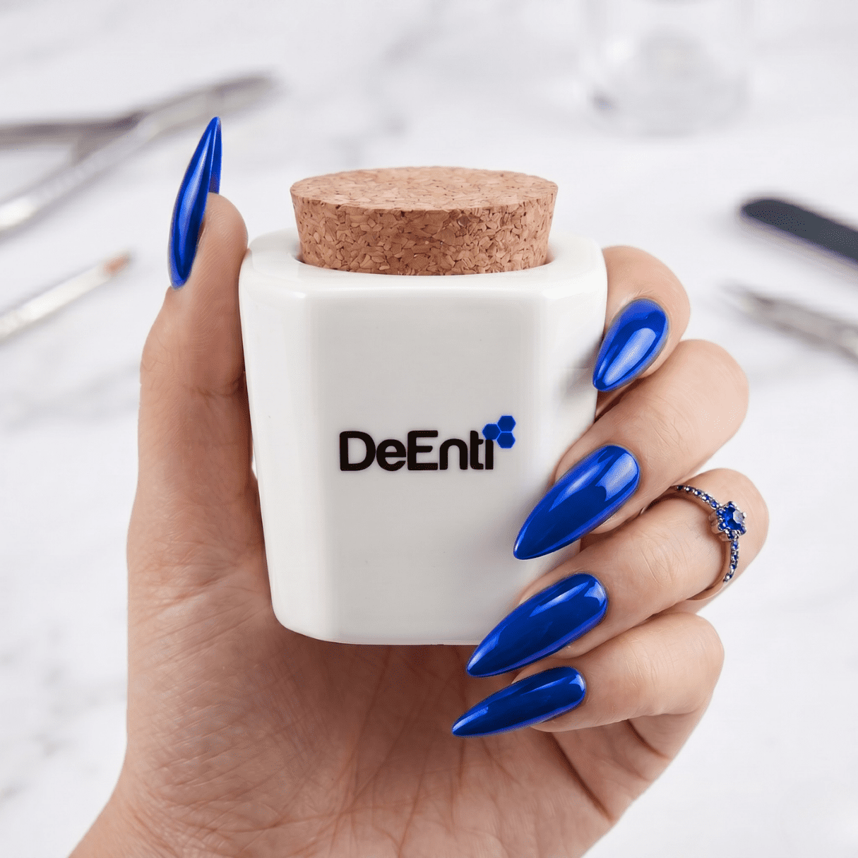 DeEnti Ceramic Dappen Dish with Cork Lid - Image 4