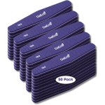 Premium Nail File Buffer - 100/180 Grit - 50 Pack