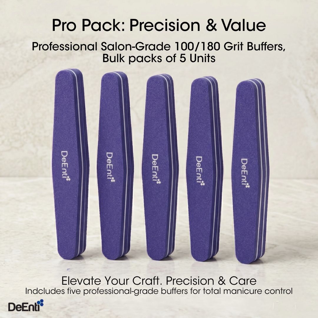 Premium Nail File Buffer - 100/180 Grit - 25 Pack - Image 4