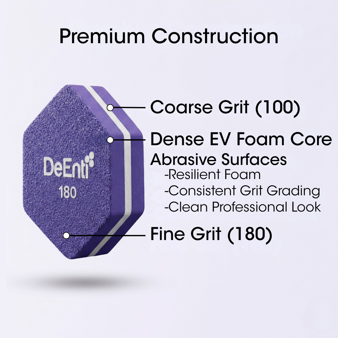 Premium Mini Nail Buffer - 100/180 Grit - 18 Pack - Image 4