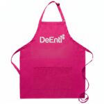 DeEnti Professional Nail Tech Adjustable Bib Apron - Power Pink